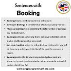 booking bet meaning